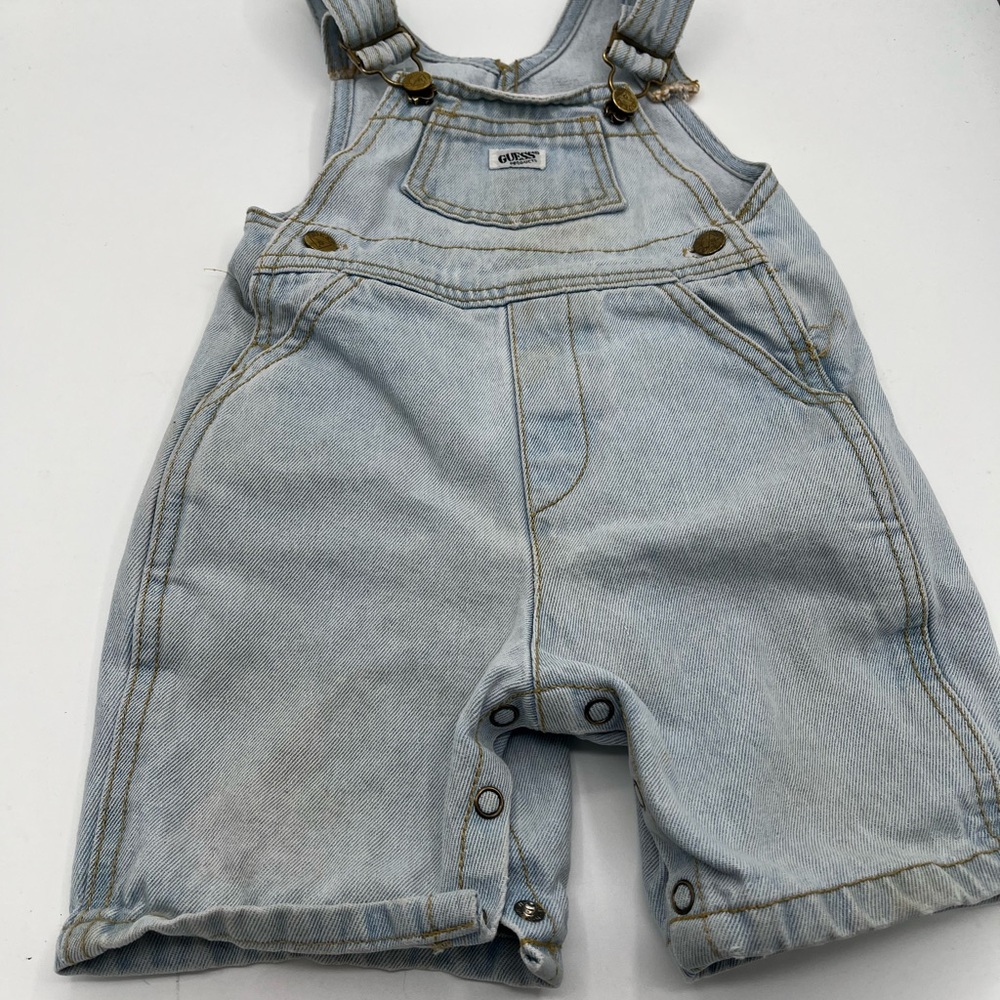 Vintage Guess Denim Blue Kids Overalls